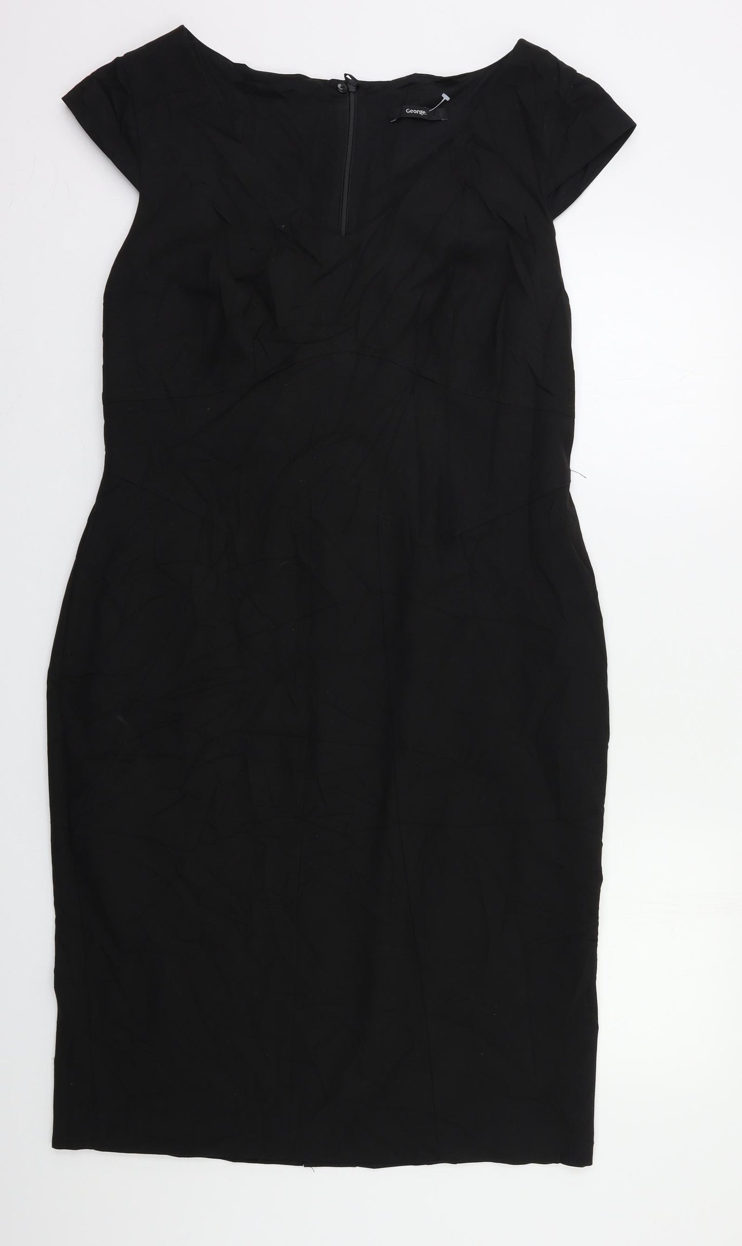George Womens Black   Pencil Dress  Size 14