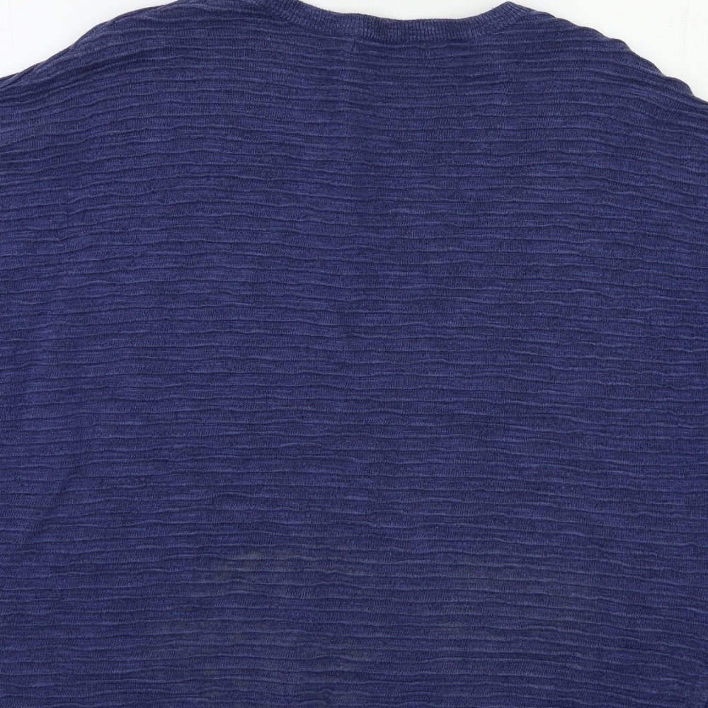 Mango Womens Blue   Basic Blouse Size S
