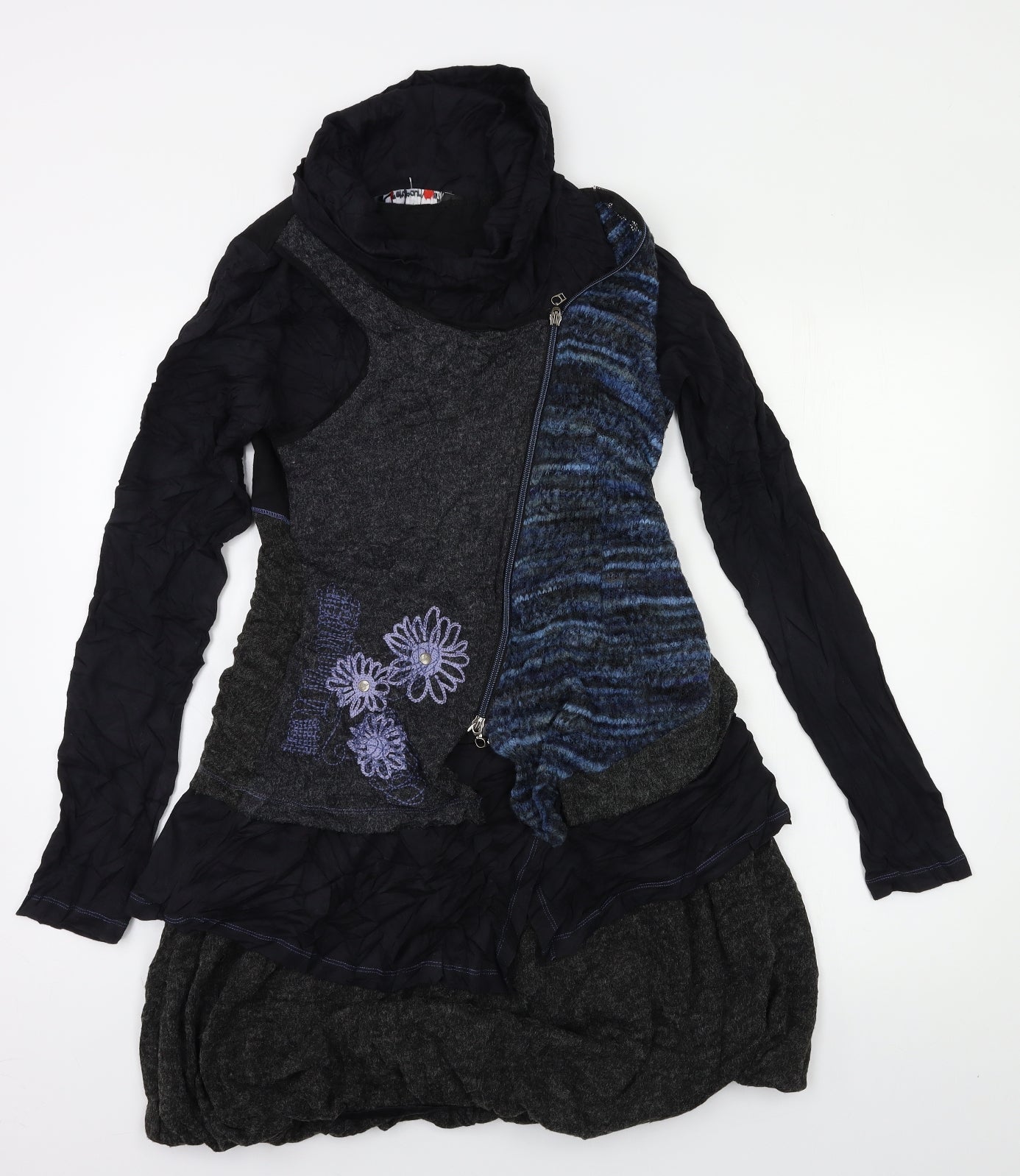 C Fait Pour Vous Womens Black   Fit & Flare  Size S