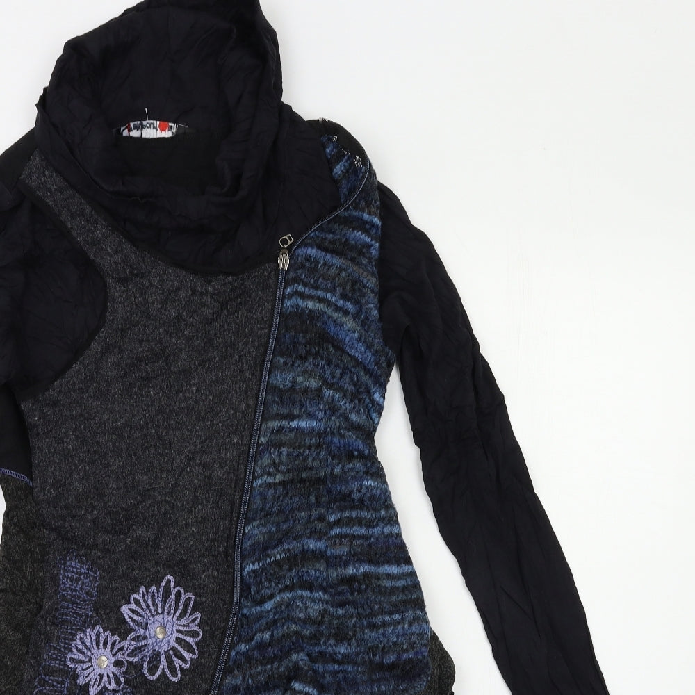 C Fait Pour Vous Womens Black   Fit & Flare  Size S