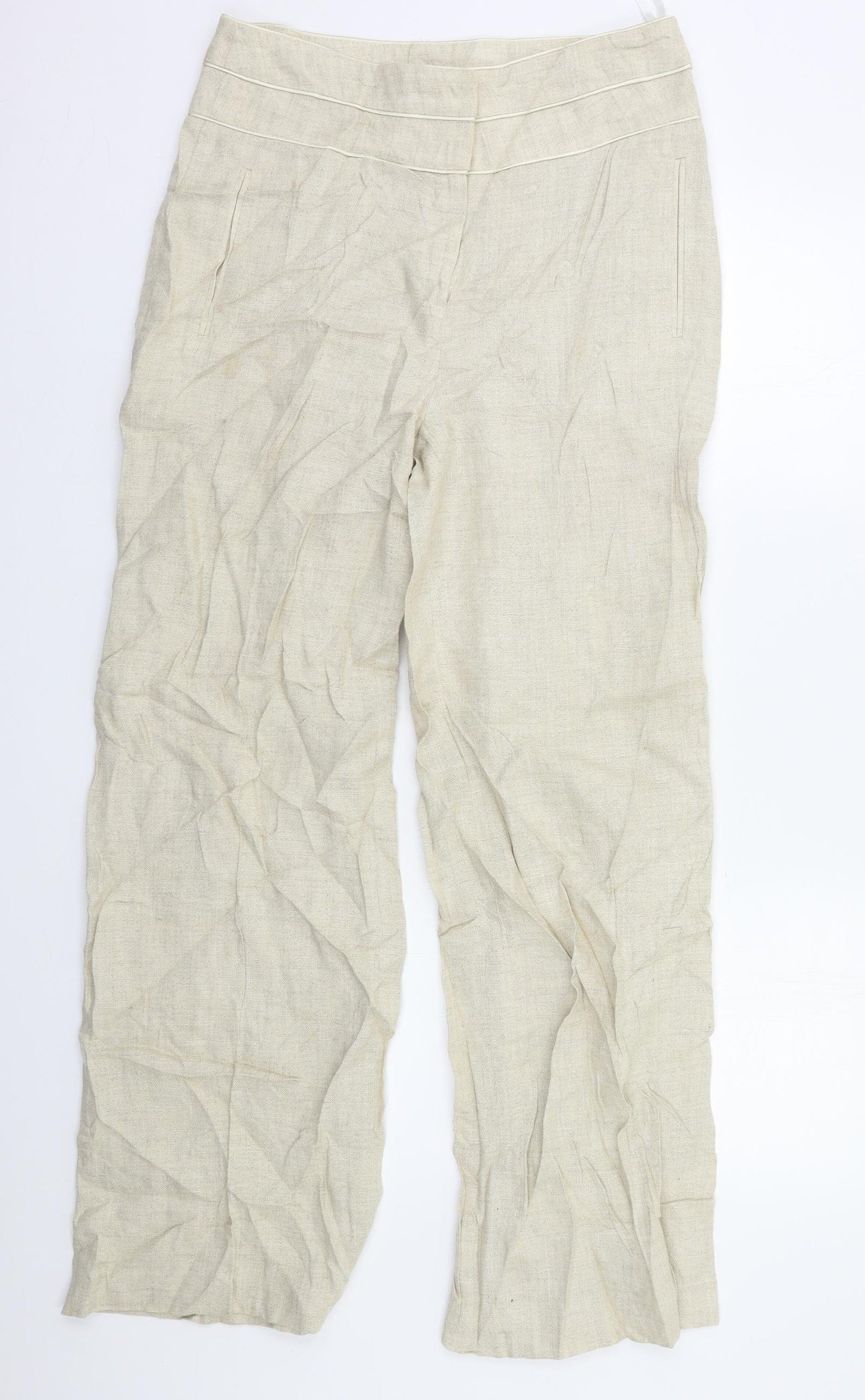 Principles Womens Beige   Trousers  Size 8 L29 in