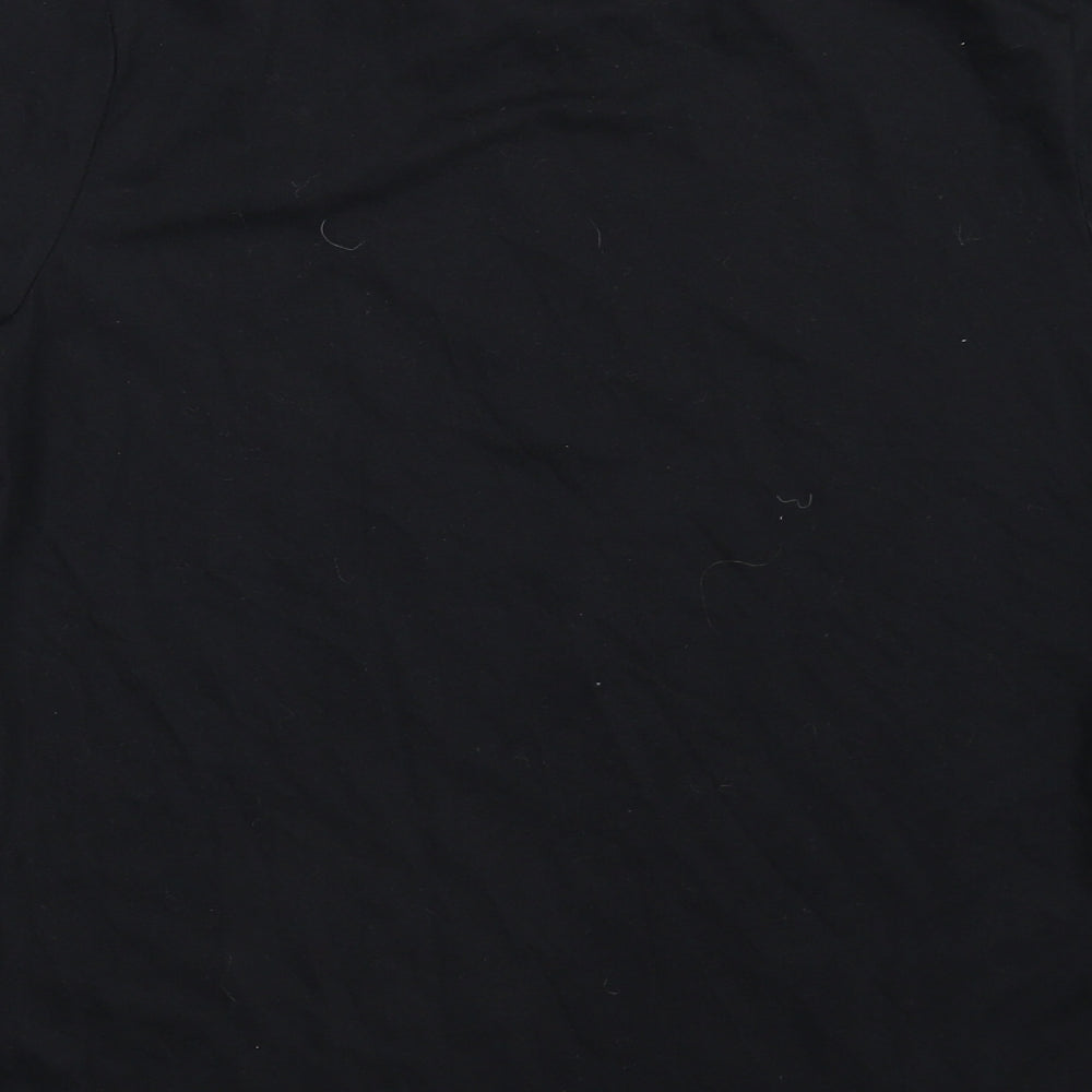 George Womens Black   Basic T-Shirt Size 12