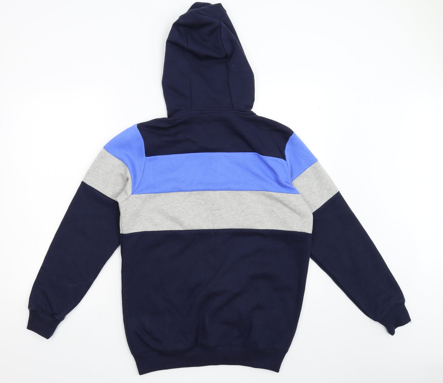 Cotton Traders Mens Blue  Fleece Full Zip Hoodie Size S