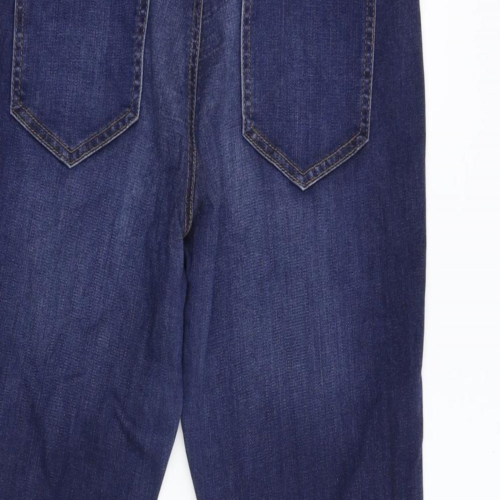 F&F Womens Blue  Denim Skinny Jeans Size 12 L29 in