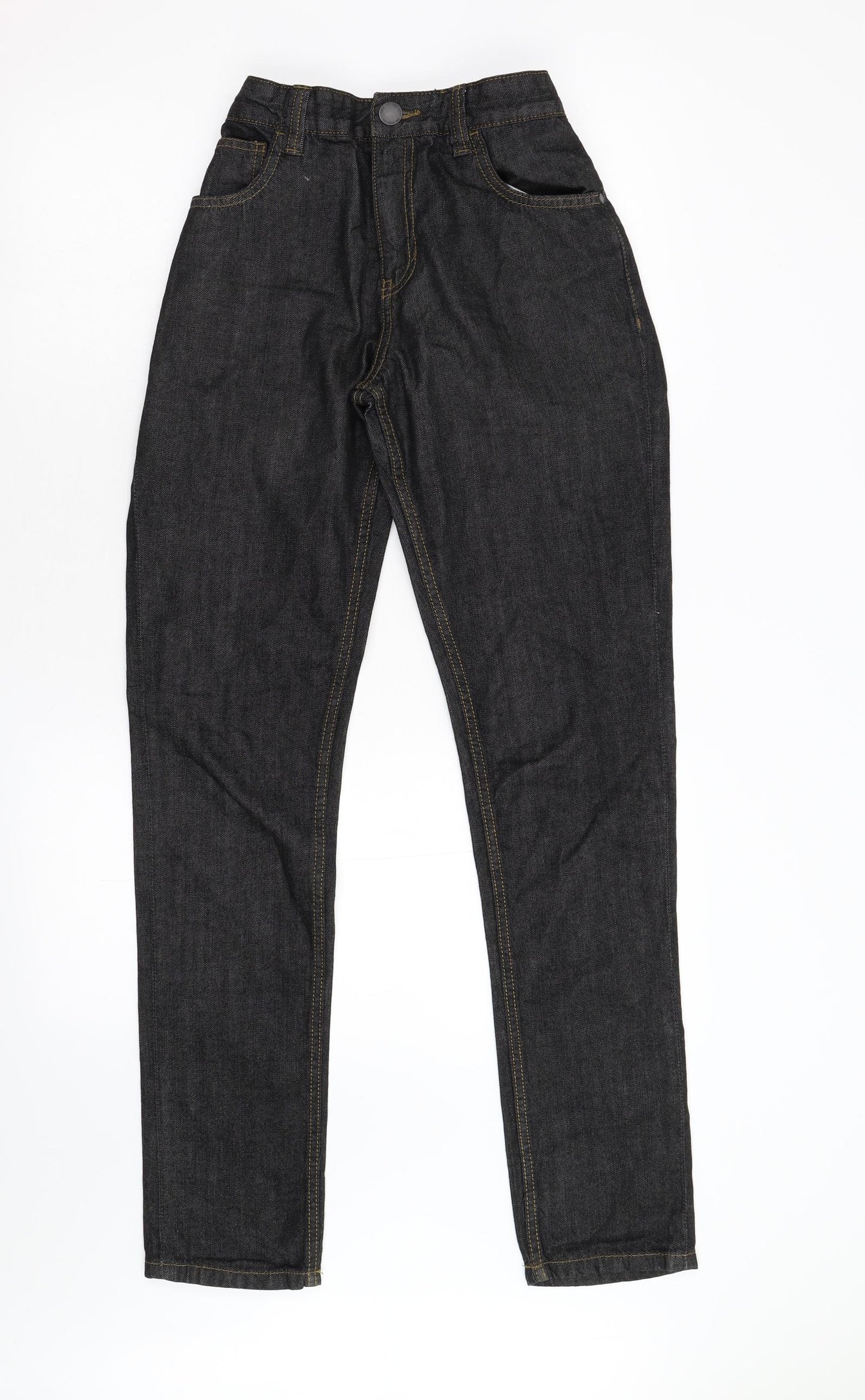 NEXT Boys Black  Denim Straight Jeans Size 13 Years