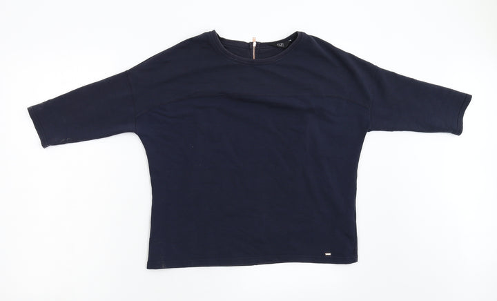F&F Womens Blue Basic T-Shirt Size 8