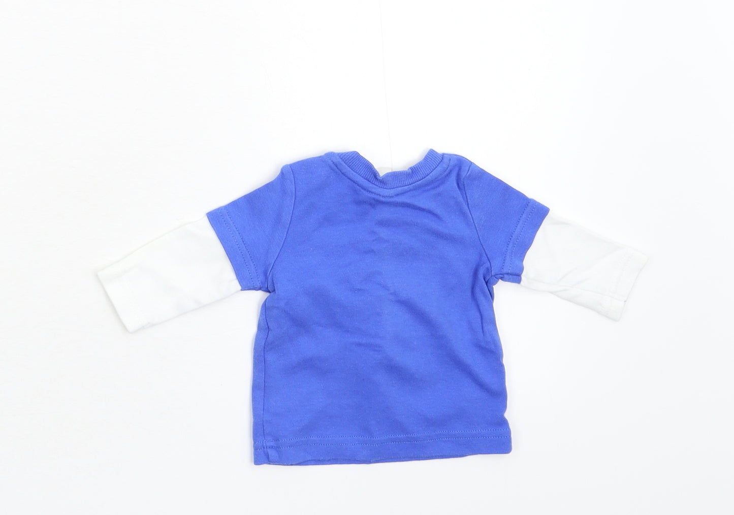 Mini Club Baby Blue   Basic T-Shirt Size Newborn  - Mickey Mouse