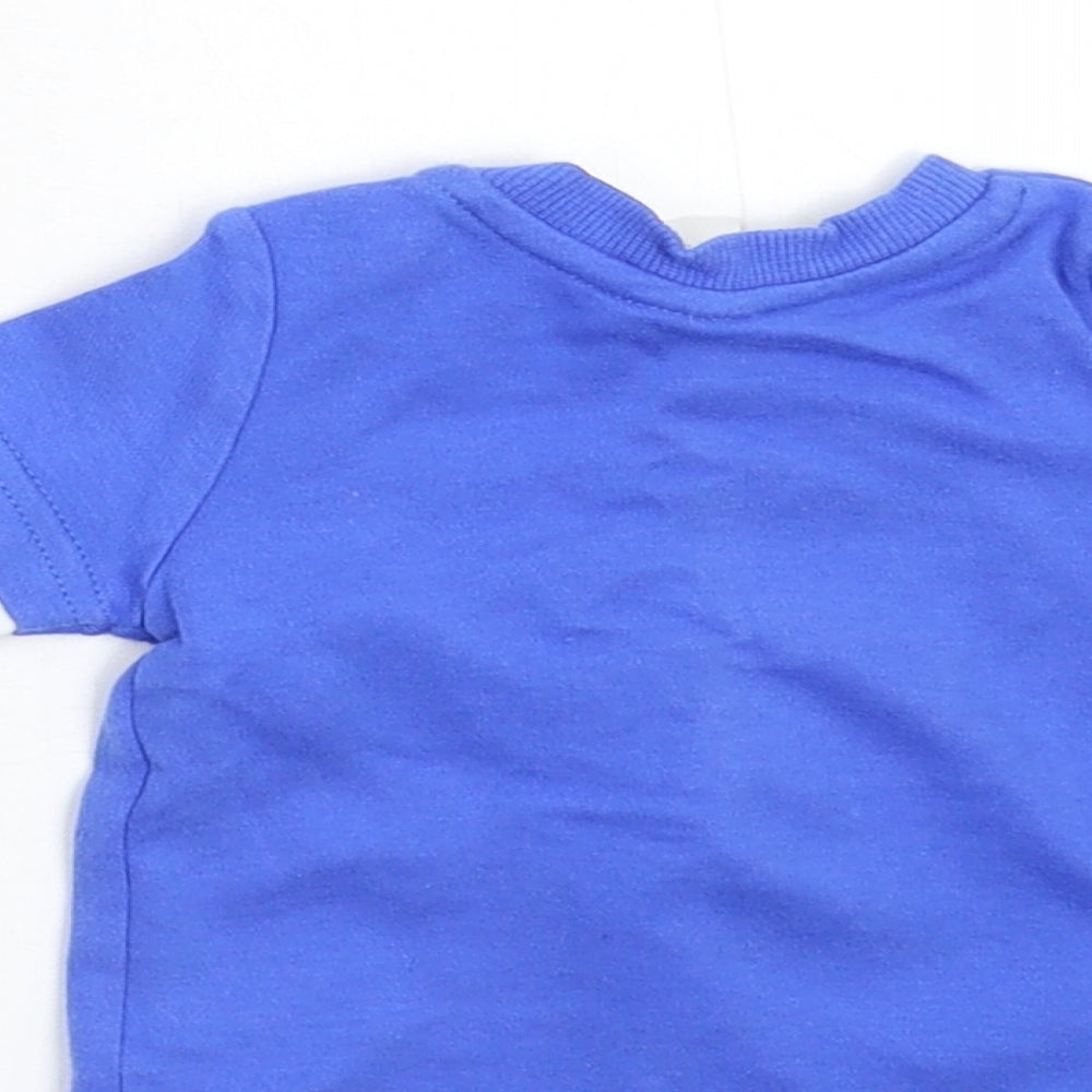 Mini Club Baby Blue   Basic T-Shirt Size Newborn  - Mickey Mouse