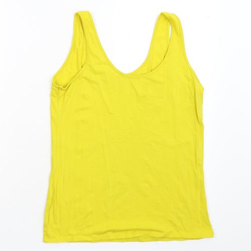 Primark Womens Yellow   Basic Tank Size 14