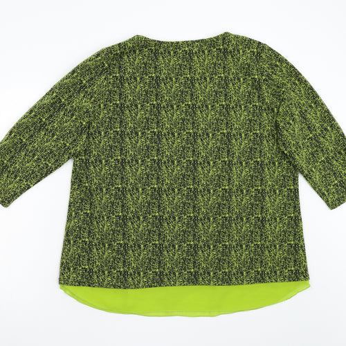 Klass Womens Green   Pullover Jumper Size 2XL