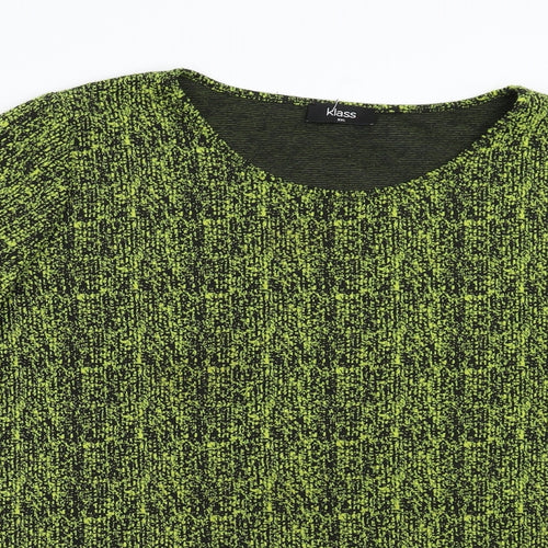 Klass Womens Green   Pullover Jumper Size 2XL