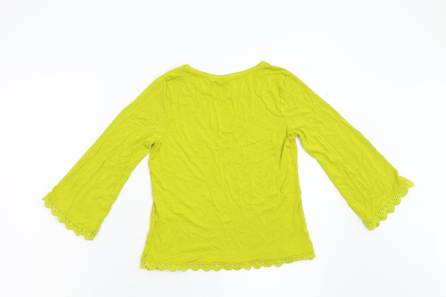 Code Womens Green   Basic T-Shirt Size 8