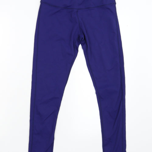 Queenieke Womens Blue   Cropped Leggings Size S L26 in