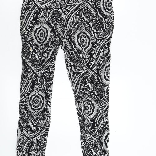 Lily & David Womens Multicoloured Geometric  Dress Pants Trousers Size 14 L30 in