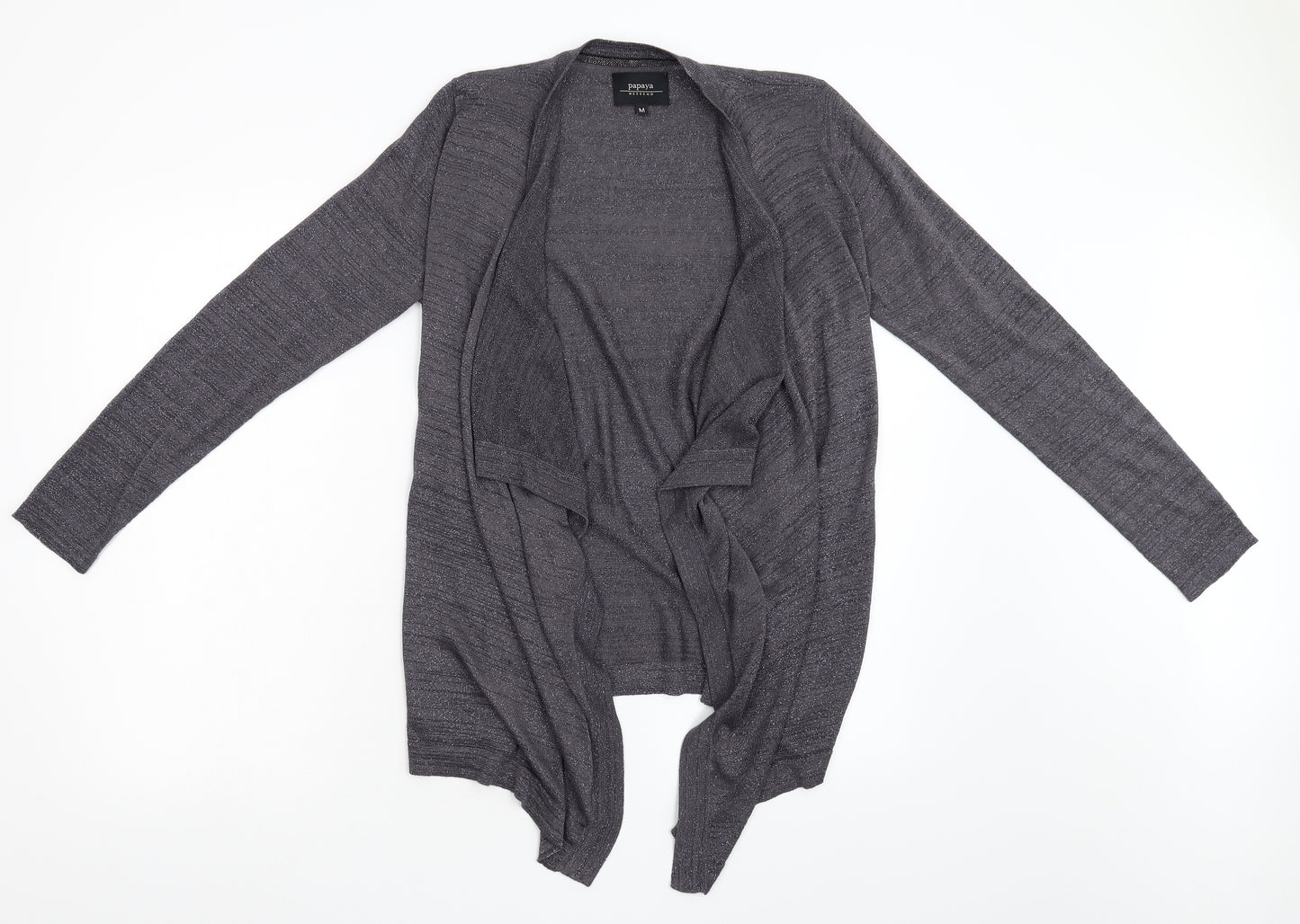 Matalan Womens Grey  Knit Cardigan Jumper Size M