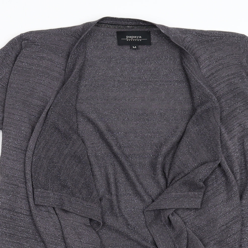 Matalan Womens Grey  Knit Cardigan Jumper Size M