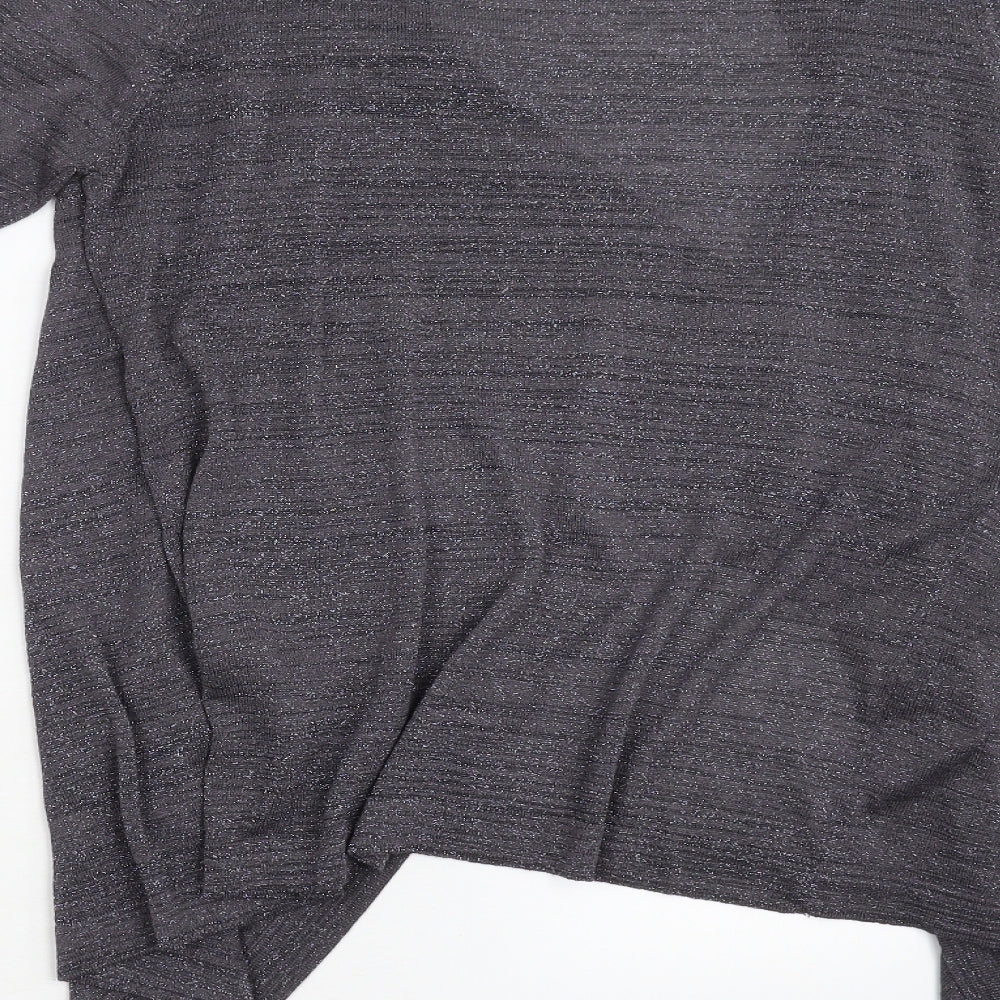 Matalan Womens Grey  Knit Cardigan Jumper Size M