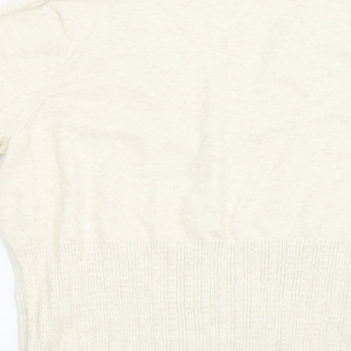 BHS Petite Womens Beige  Knit Cardigan Jumper Size 16