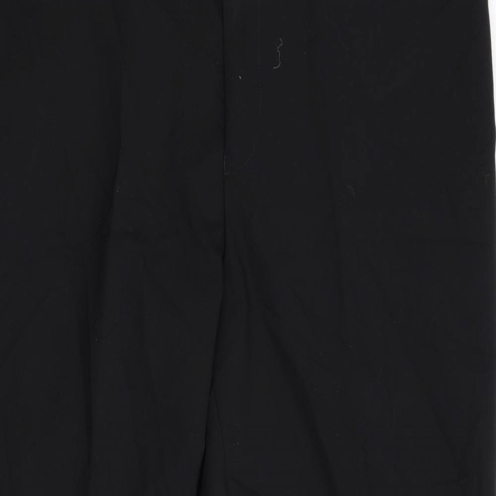 Moss Bros Mens Black   Trousers  Size 38 L32 in