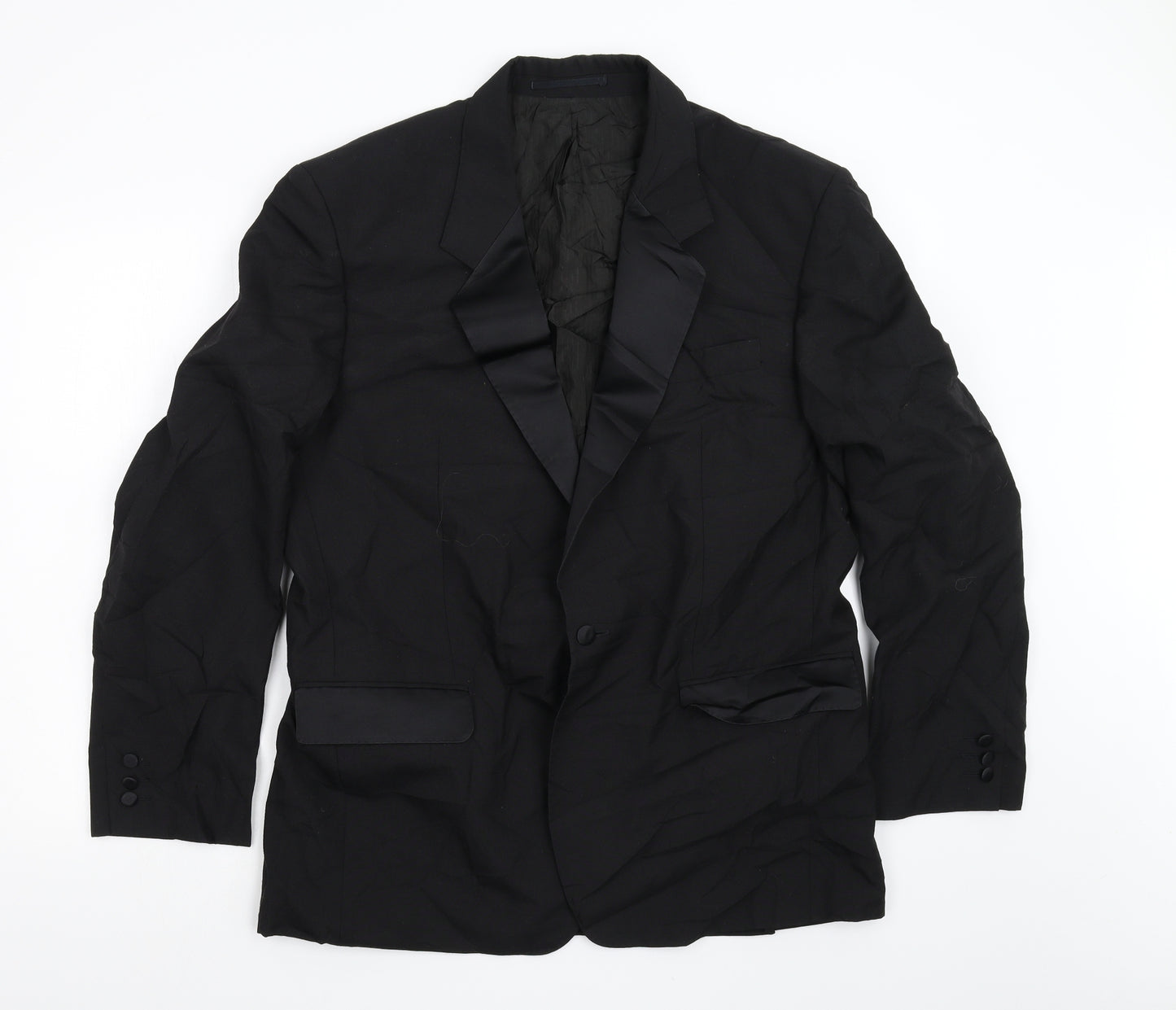Varteks Mens Black   Jacket Blazer Size 44