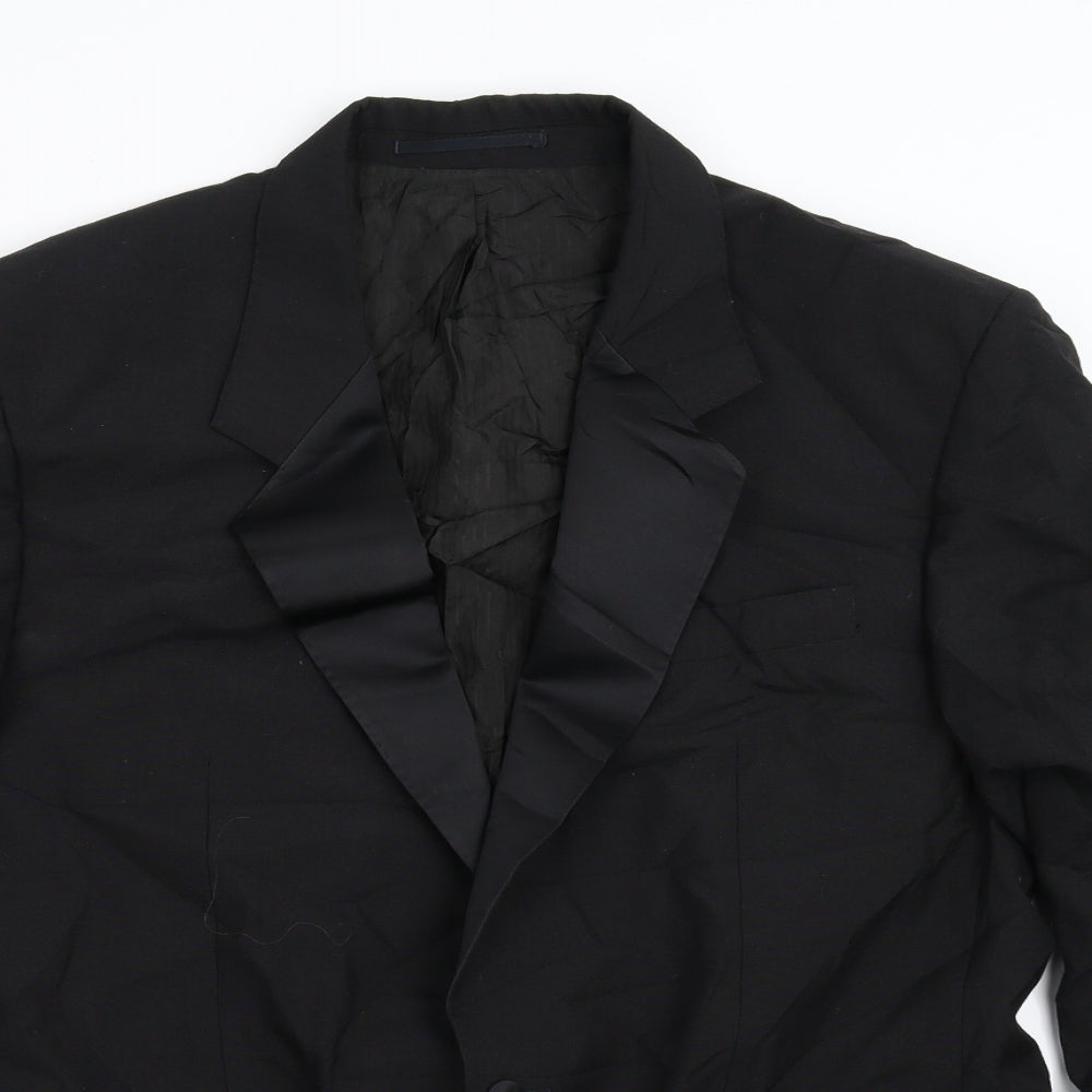 Varteks Mens Black   Jacket Blazer Size 44