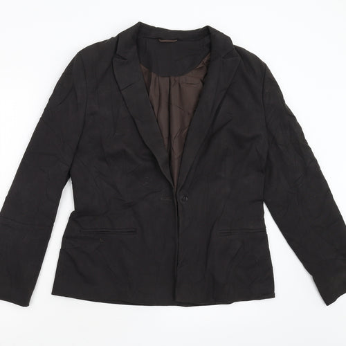 Principles Petite Womens Brown   Jacket Blazer Size 12