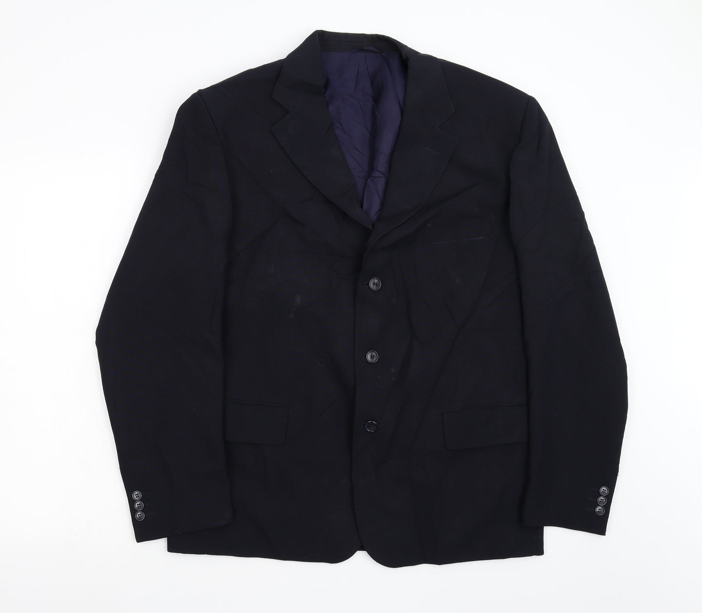 Essentials Mens Blue   Jacket Blazer Size 40