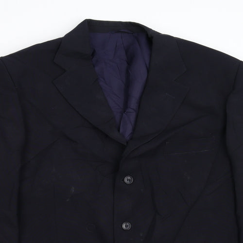 Essentials Mens Blue   Jacket Blazer Size 40