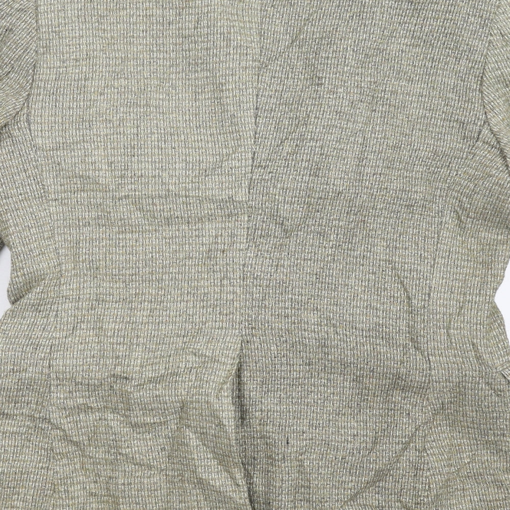 Preworn Mens Green  Tweed Jacket Blazer Size 40