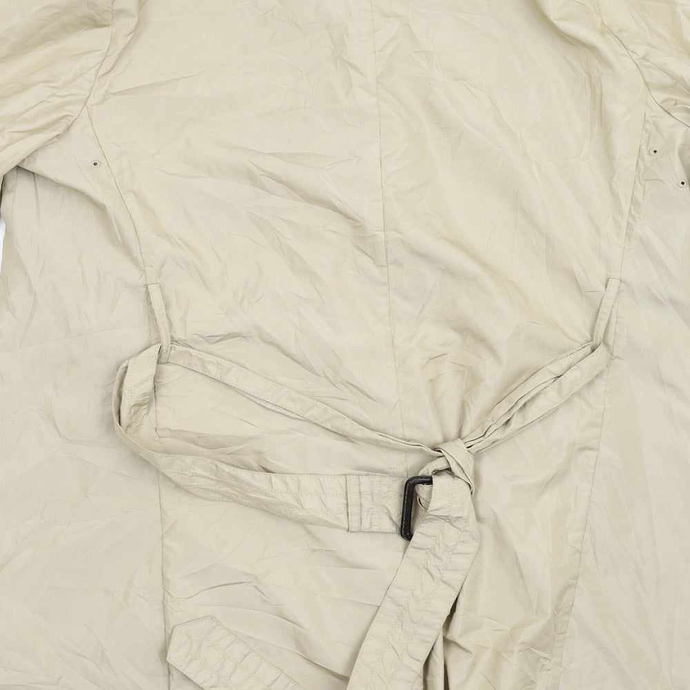 Aquascutum Womens Beige   Trench Coat Coat Size L