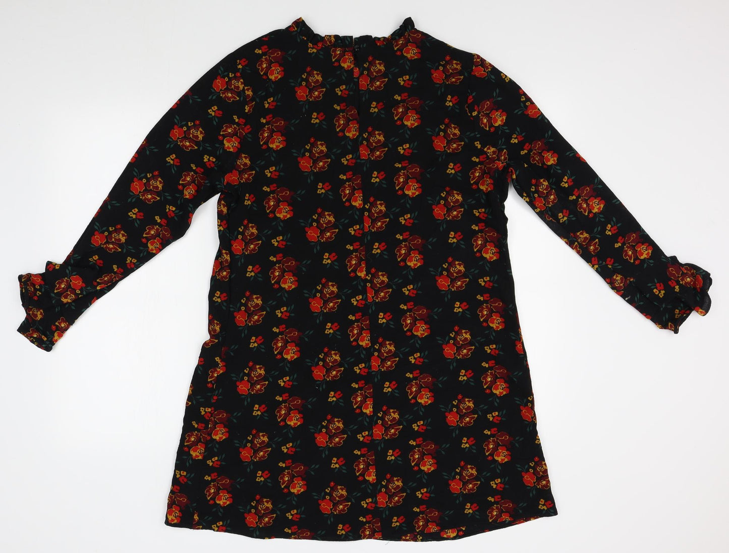 Papaya Womens Black Floral  A-Line  Size 16