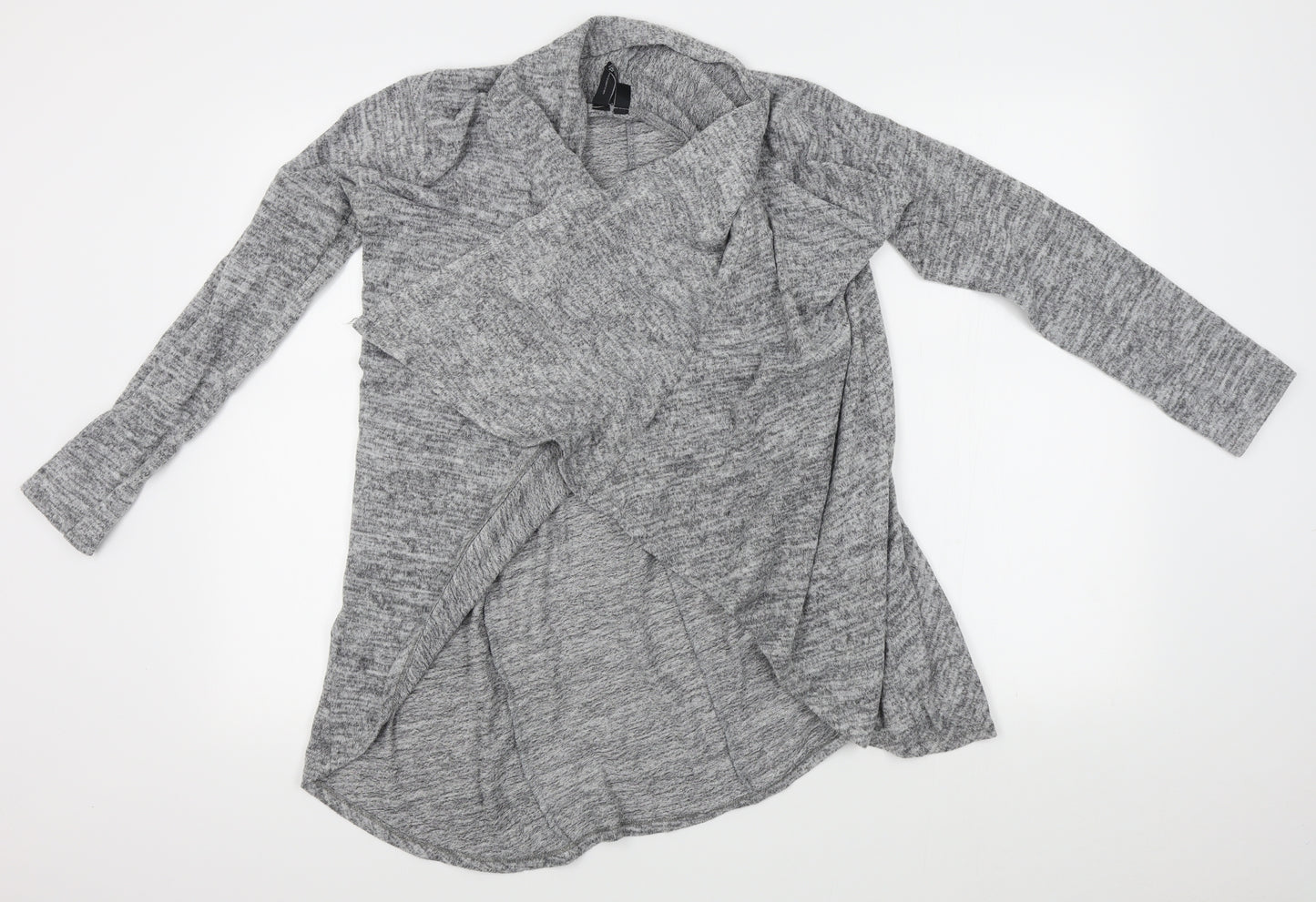 izabel Womens Grey   Wrap Jumper Size 10