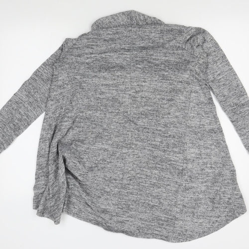 izabel Womens Grey   Wrap Jumper Size 10