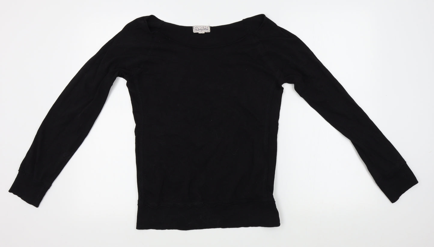 Love me Womens Black   Pullover Jumper Size L