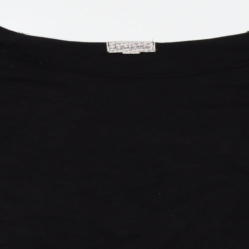 Love me Womens Black   Pullover Jumper Size L