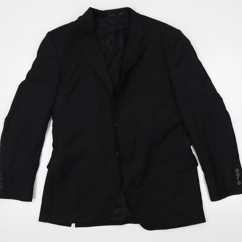 Lanificio Mens Black   Jacket Suit Jacket One Size