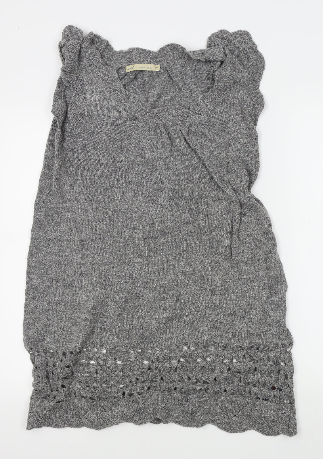 NEXT Womens Grey   Tunic Jumper Size 14