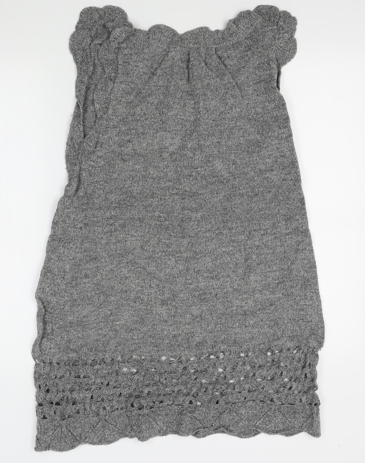 NEXT Womens Grey   Tunic Jumper Size 14