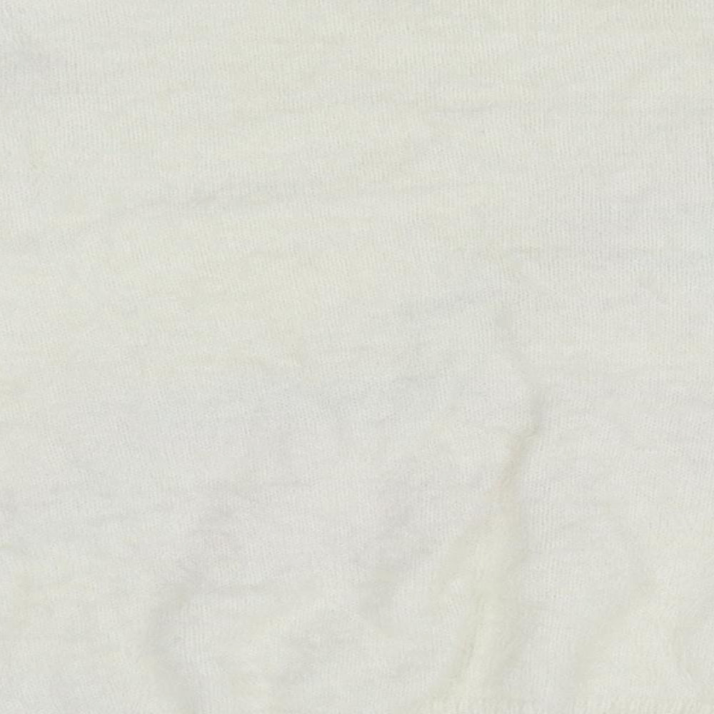 Nutmeg Girls White   Pullover Jumper Size 11-12 Years  - unicorn