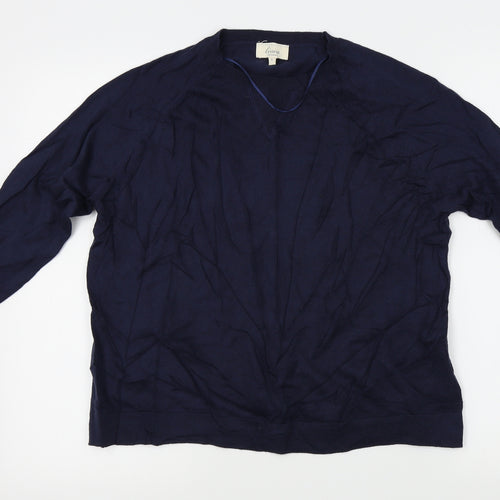 Linea Womens Blue   Pullover Jumper Size S