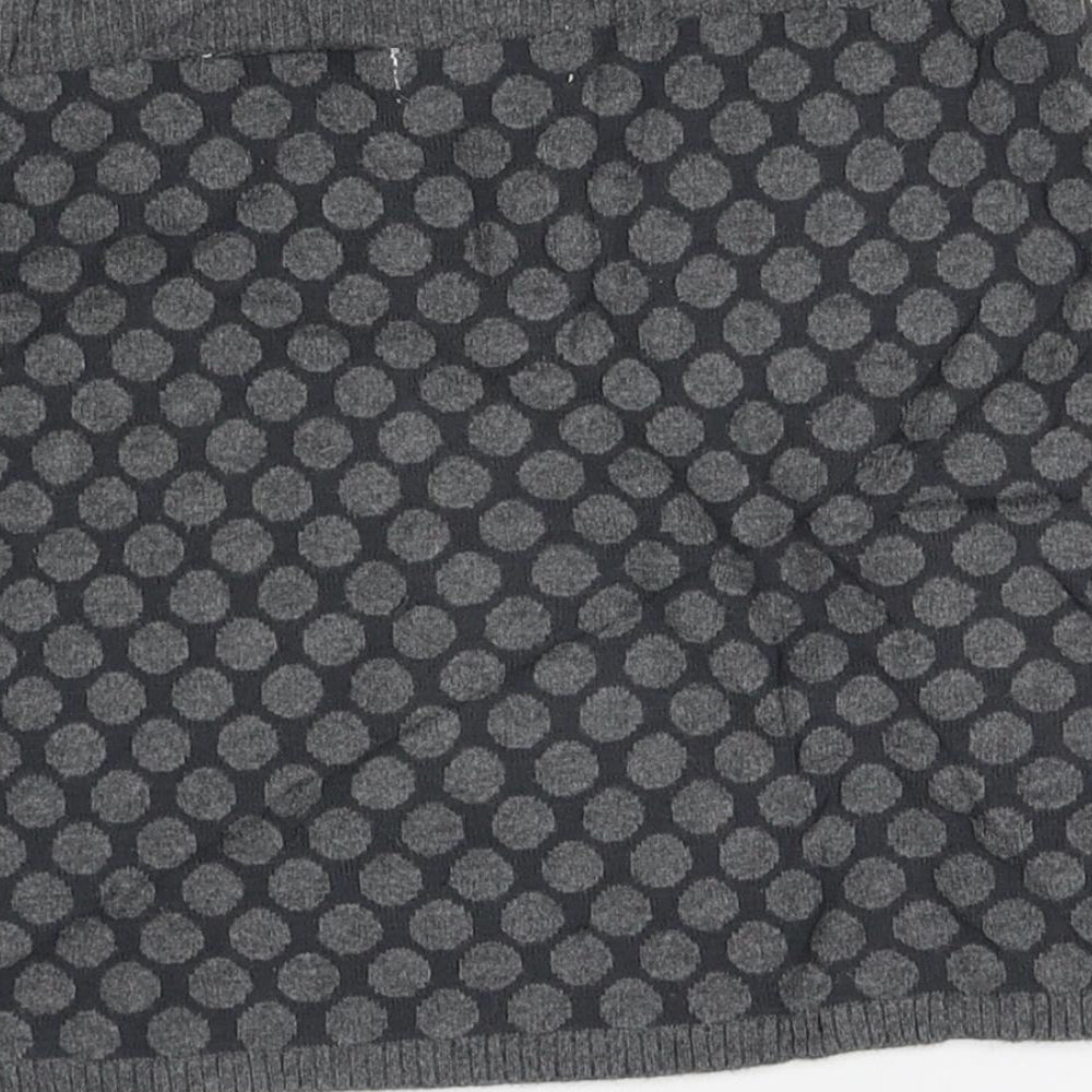 H&M Girls Grey   Straight & Pencil Skirt Size 8-9 Years