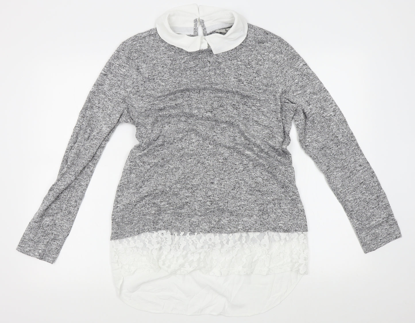 TU Womens Grey   Pullover Jumper Size 14