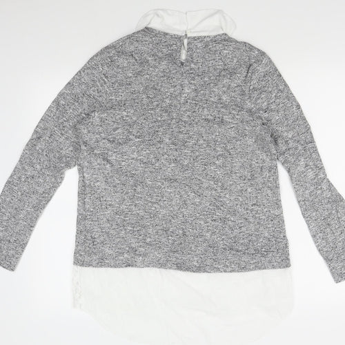 TU Womens Grey   Pullover Jumper Size 14