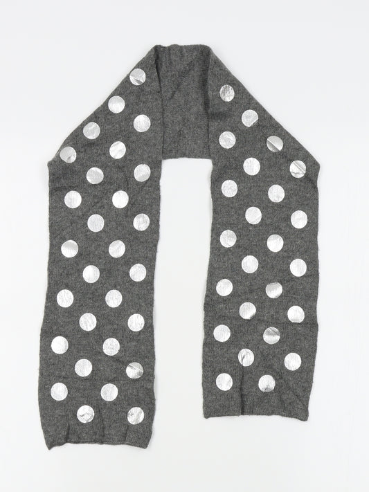 Preworn Girls Grey Polka Dot  Scarf Scarves & Wraps One Size