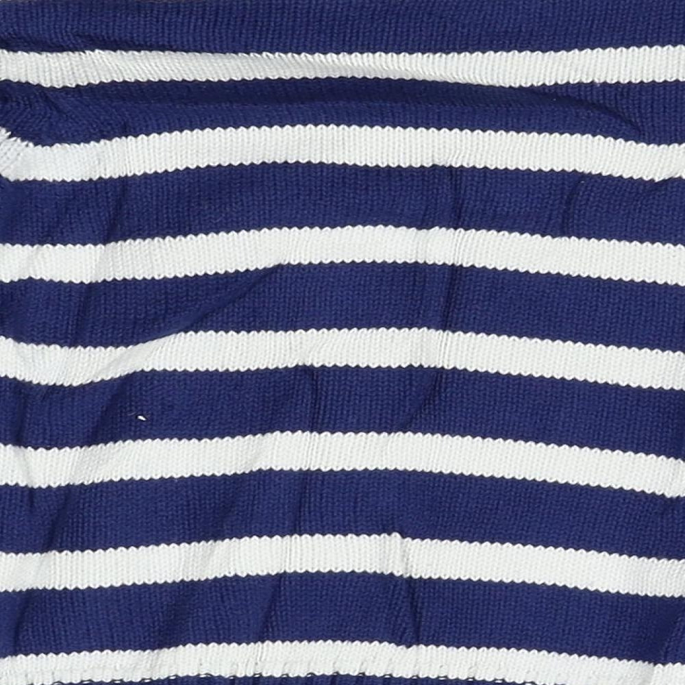 John Lewis Baby White Striped  Pullover Jumper Size 18-24 Months  - giraffe