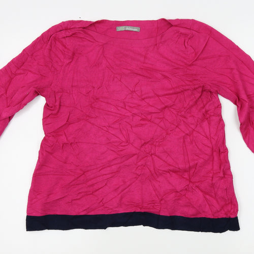 M&S Womens Pink   Pullover Jumper Size 12