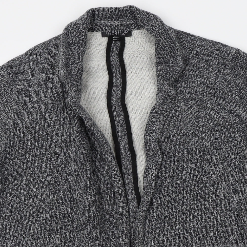 Topshop Womens Grey   Cardigan Jumper Size 10