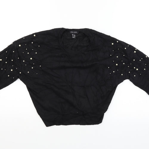 New Look Womens Black   Pullover Jumper Size 8