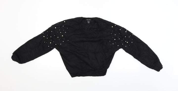 New Look Womens Black   Pullover Jumper Size 8