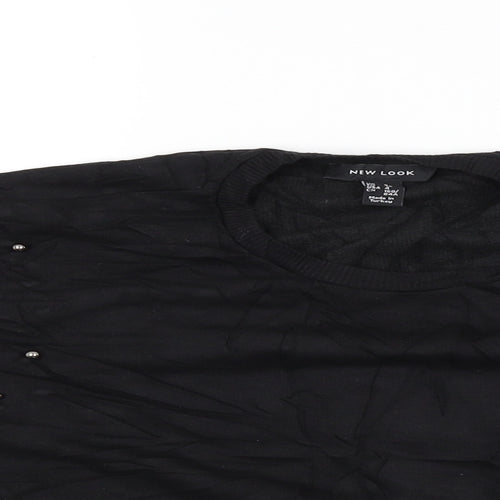 New Look Womens Black   Pullover Jumper Size 8